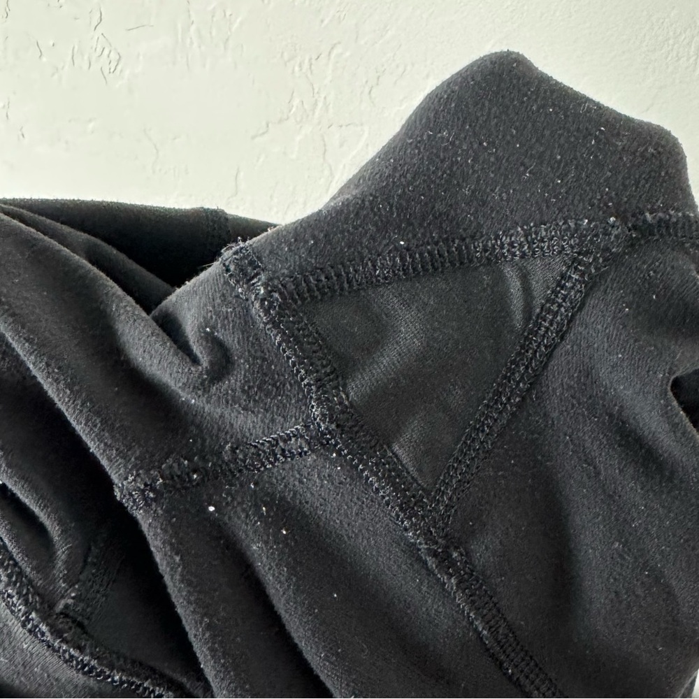 Lululemon Leggings‎ Wunder Under Crop Solid Black Classic Workout Yoga Knit - Picture 8 of 8